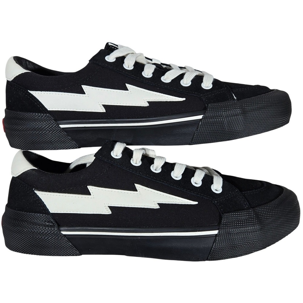REVENGE‎ X STORM Men's Lace Up Low Top Black Vol. 2 Sneakers 8 NWT